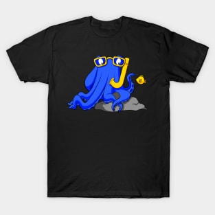 Snorkeling Octopus T-Shirt